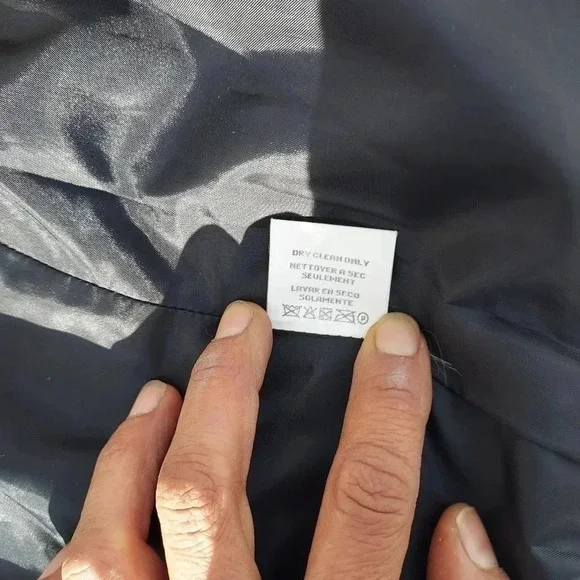 Joan Leslie Size 6 Womens  Brown and Black Squared Blazer with Velvet Collar - Picture 14 of 16